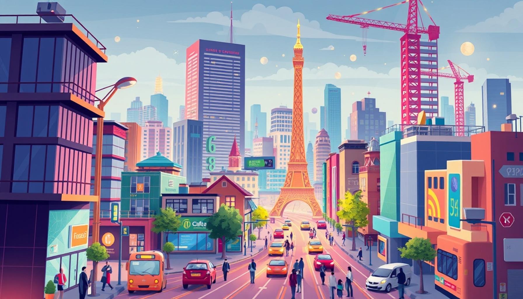 Villes Intelligentes : Comment la Technologie Transforme la Vie Urbaine en France
